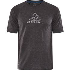 Craft Ull Klær Craft Adv Trail Wool Ss Tee Black-melange