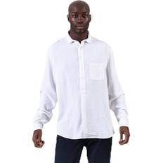 Hombre - Lino Ropa Resteröds Pop Over Shirt White Male