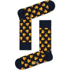 Happy Socks Navy Rubber Duck Crew Sock - Navy, Yellow, Orange, Black