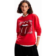 Desigual Men Jumpers Desigual Rolling Red Sweatshirt Red