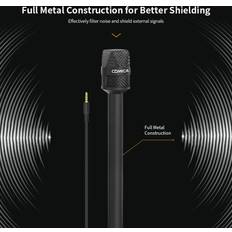 Microphones Tomtop Jms COMICA HRM-S Handheld Interview Mikrofon für Smartphone 3,5 mm TRRS Stecker Niere Kondensator Mic