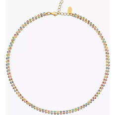 Caroline Svedbom Miro Necklace Gold Rainbow Combo