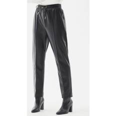 Barbour Trousers & Shorts Barbour Agusta Faux Leather Trousers, Black