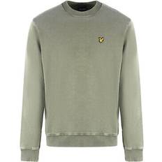 Lyle & Scott Jumpers Lyle & Scott Washed Mock Neck Green Sweater