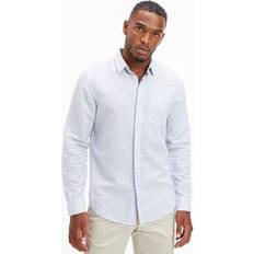 Lino Camicie Calvin Klein Celeste Linen Cotton Regular Shirt - Male