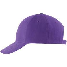 Purple Caps Sol's Buffalo Panel Baseball Cap Purple One