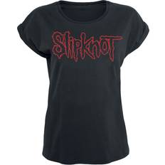 T-shirt Logo för Dam svart