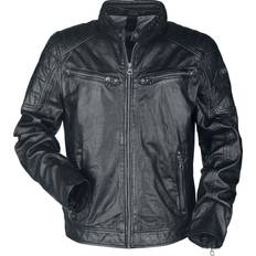 Mauritius Leather Jacket - Black
