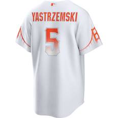 San Francisco Giants Game Jerseys Nike San Francisco Giants Yastrzemski #5 City Connect Jersey White