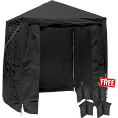 Vaunt Home 2m Black Gazebo with