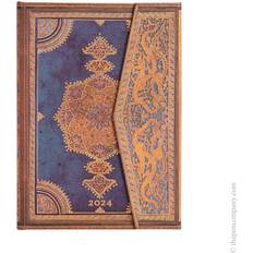 Paperblanks Paperblanks 71 Month Planners 2024 Safavid Indigo Verso