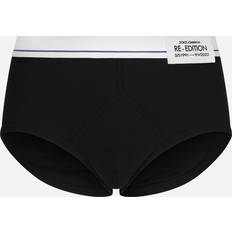 Dolce & Gabbana Man Onderbroeken Dolce & Gabbana Fine-Rib Cotton Brando Briefs Black