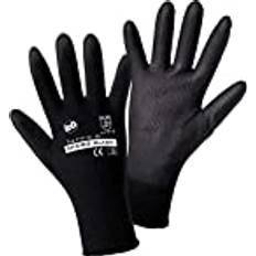 Black Disposable Gloves L+D worky MICRO black Nylon-PU 1151-XXL Nylon Protective glove gloves 11, CAT II pcs