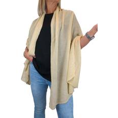 Mesh Scarfs Paulo Due Golden Shimmer Shawl Scarf Beige One