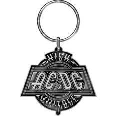 High Voltage Metal Keyring