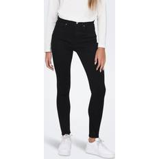 Maat W34 - Vrouw Spijkerbroeken Only Onlmila Jeans - Zwart