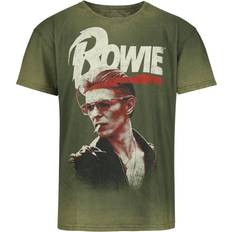 David Bowie T-shirt Smoking för Herr grön