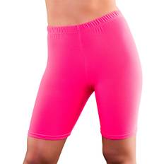 Wicked Costumes 80-tals Cykelbyxor Neonrosa X-Small/Small