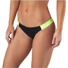 Calvin Klein Bikinihosen Calvin Klein Ck Blocking Cheeky Bikini Black/Yellow, Female, Tøj, Badetøj, Svømning, Sort/Gul