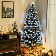Homcom 6ft Artificial with 230 LEDs Christmas Tree