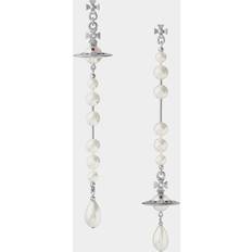 Vivienne Westwood Multicoloured Earrings Vivienne Westwood Broken pearl earrings PLATINUM-PEARL-MULTI