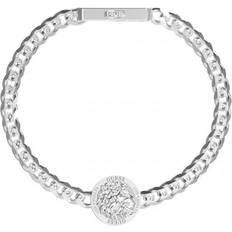 Guess Women Bracelets Guess Lion King Side Lion Coin 14mm Gents Bracelet UMB03010STS