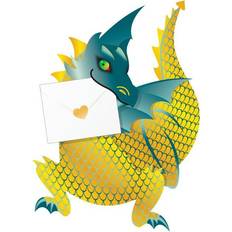 Animal Cards & Invitations Special Delivery Ember Dinosaur 3D Card