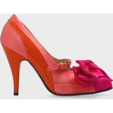 Maison Margiela Pumps Maison Margiela Tabi Monster satin bow pumps orange