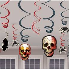 Plastic Inflatable Decorations Amscan Halloween Swirl Decorations 12 Pieces