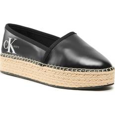 Calvin Klein Women Espadrilles Calvin Klein Damen Flatform Ny Pearl Espadrille, Schwarz