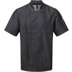 Short Jackets Premier Short-Sleeved Chef Jacket Indigo