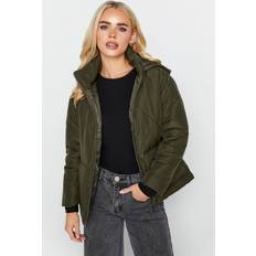 PixieGirl Petite Quilted Puffer Jacket Green