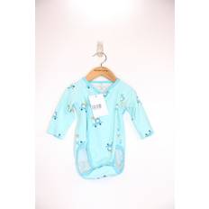 Turquoise Bodysuits Polarn O. Pyret Baby Bodysuit Turquoise 2-4m x 62