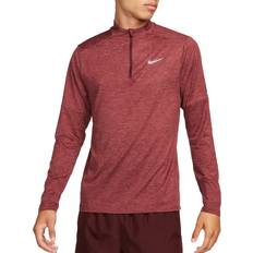 Nike Løbetrøje 1/2 Zip Dri-FIT Element Bordeaux/Sølv