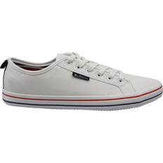 Ben Sherman Lowell White Plimsolls