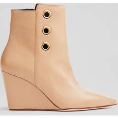 LK Bennett Boots LK Bennett L.K.Bennett Brie Leather Wedge Heel Ankle Boots