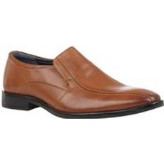 Lotus Tan 'Gerald' Leather Loafers