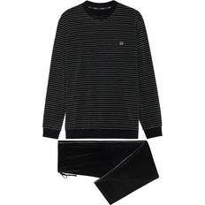 Hom Trousers & Shorts Hom Jogging black/white stripes