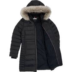 Tommy Hilfiger Tyra Down Coat With Fur Kvinde Bds Dunjakker - Hos Magasin