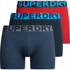 Sous-vêtements pour hommes vente Superdry Boxershorts Bio-Baumwolle Marineblau Men's