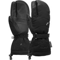 Leder Handschuhe reusch Nadia Skihandschuhe Damen schwarz 1/2