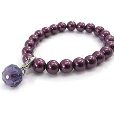 Purple Bracelets Les Trésors de Lily Purple Sissi Bracelet Violet