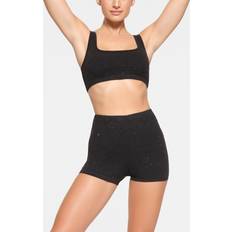 Skiing Shorts SKIMS Short Short Black Outdoor Rhinestone