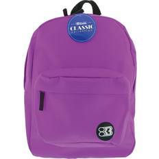 Purple School Bags Bazic School Backpack Classic 17 Purple School Bag for Students 1-Pack