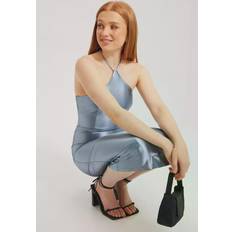 Midiklänningar Blue Halterneck Maxi Dress Klänningar