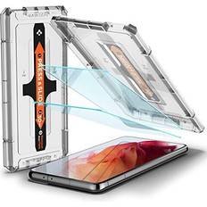Spigen 2 Pack EZ Fit Tempered Glass Protector for Samsung Galaxy S21