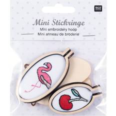 Stickringe Rico Design Stickringe mini oval hoch 2 Stück