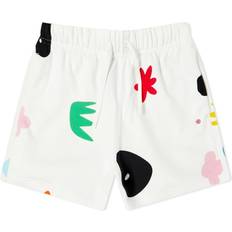 Jordan Women Shorts Jordan Womens Brooklyn Artist Series Fleece Shorts White