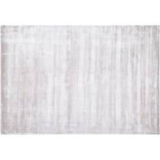 Viscosa Tappeti Beliani Tappeto A Pelo Corto Grigio Chiaro 140 x 200 cm Gesi II Grigio cm