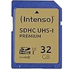 Intenso 32 GB Minneskort Intenso SDHC UHS-I 32 GB klass 10 minneskort blå